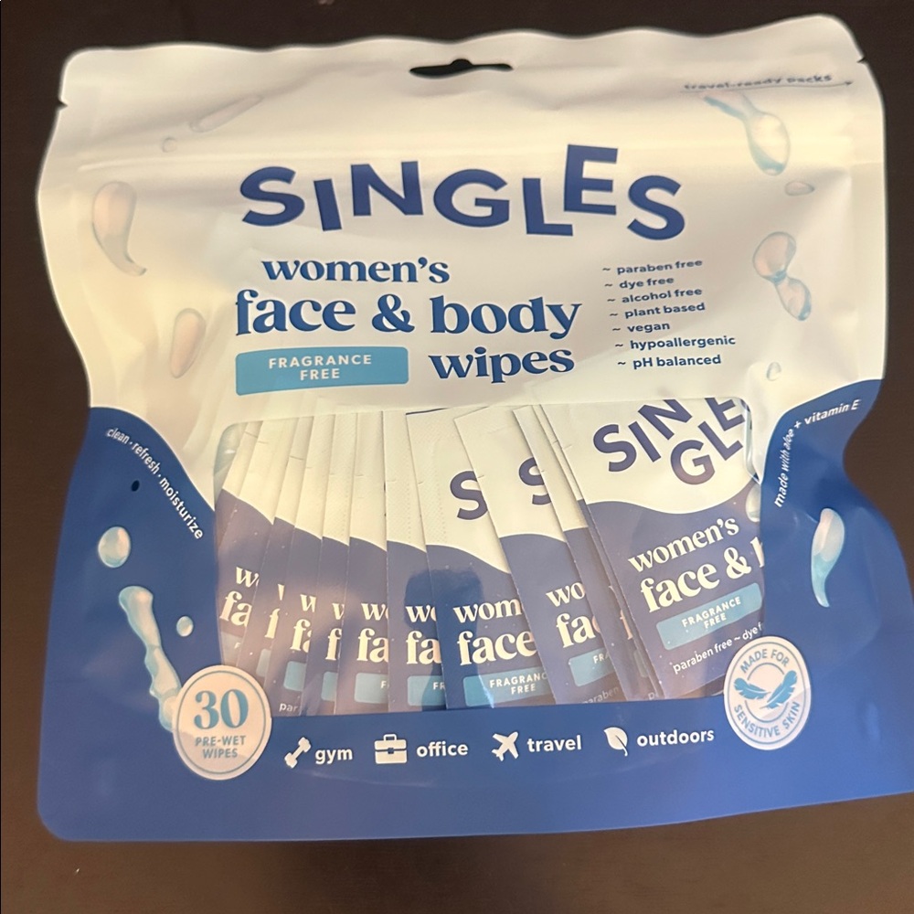 Swype Wipes Women's Face & Body Wipes - fragrance free